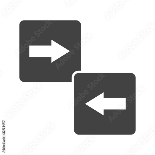 Arrow directions Glyph icon