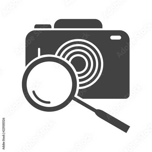 Image search Glyph icon