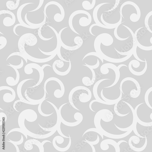 Seamless geometric abstract pattern with swirl