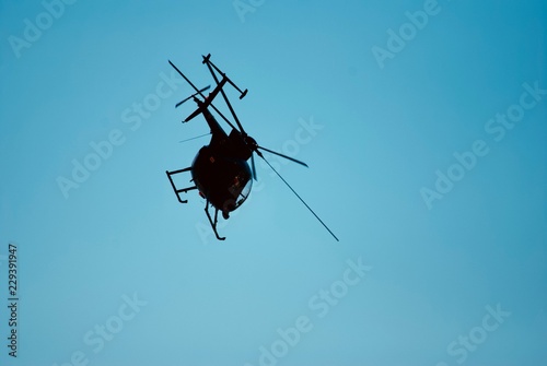 自衛隊のヘリコプター