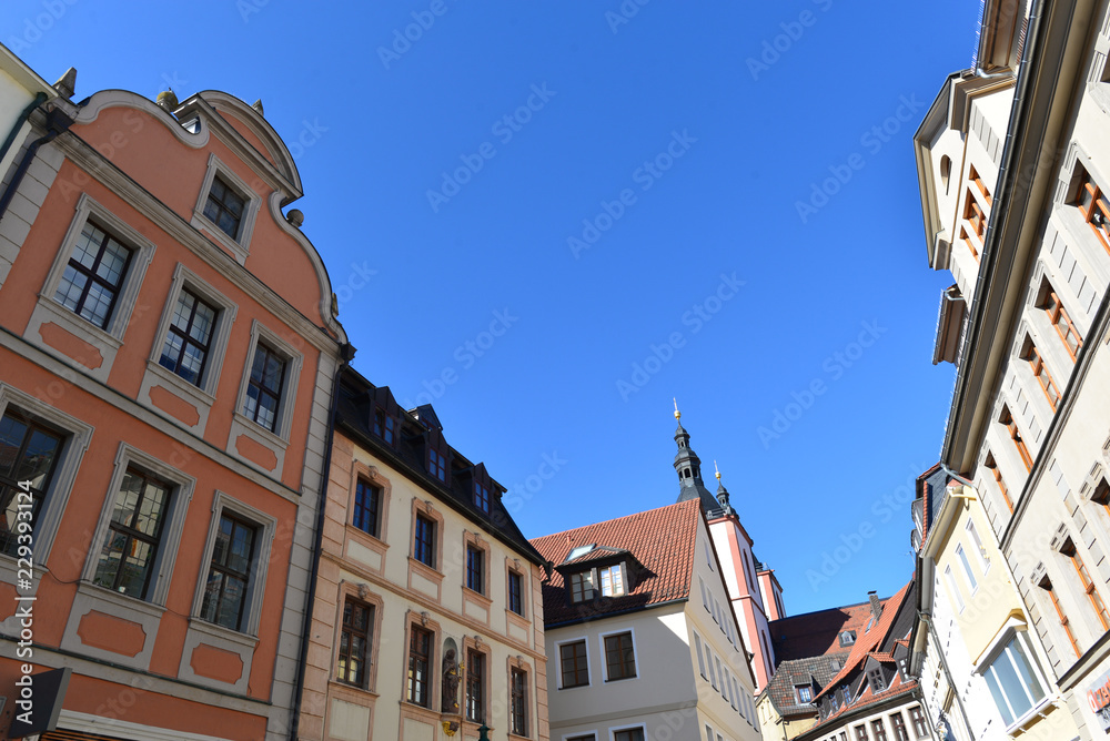 Denkmalgeschützte Architektur in der Altstadt von Fulda 