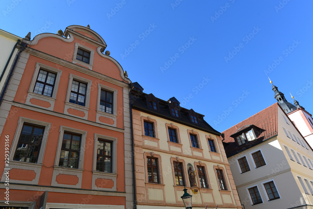 Denkmalgeschützte Architektur in der Altstadt von Fulda 