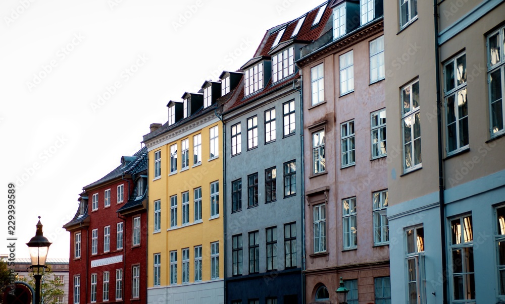 Fototapeta premium Houses in Copenhagen