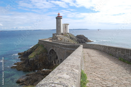 phare du Petit Minou à Plouzané près de Brest, Finistère, Bretagne, France en juillet