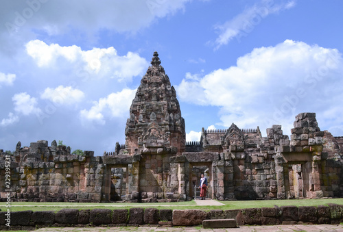 ruins of temple in thailand