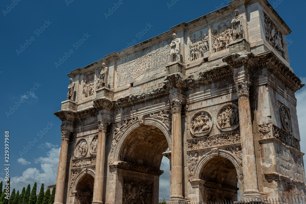 Impressionen aus Rom - Blick auf den Konstantinsbogen 