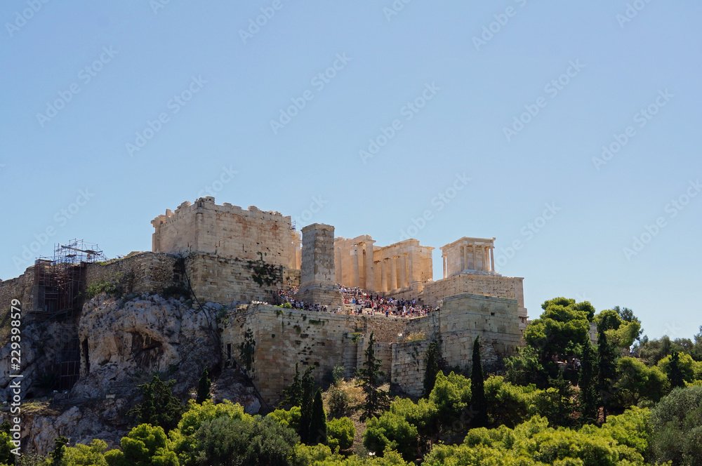 Griechenland Mittelmeer Athen Akropolis