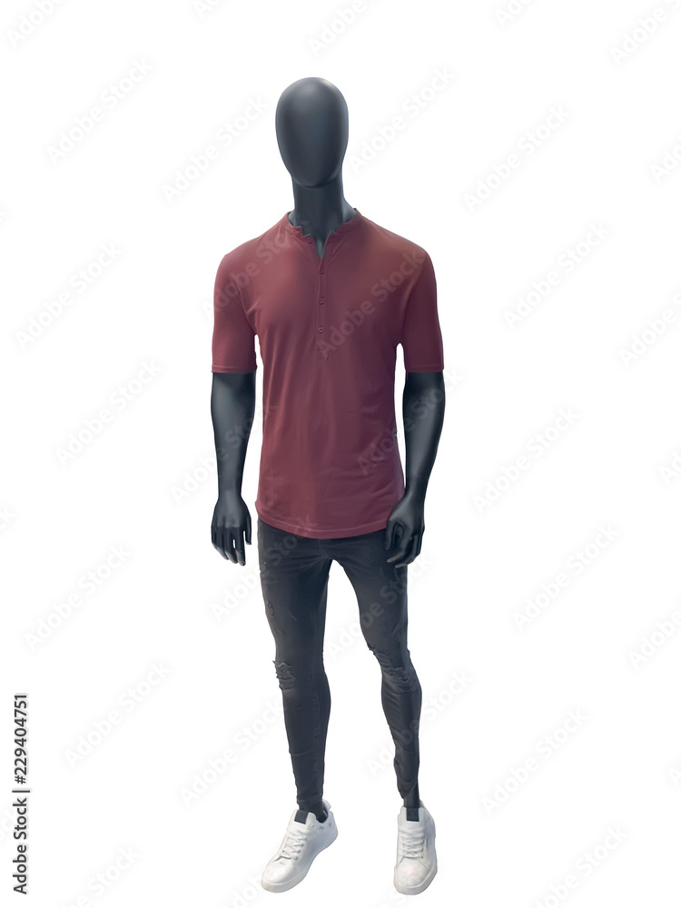 Full-length female mannequin. Full-length female mannequin.