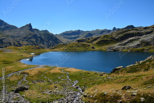 Fototapeta Naklejka Na Ścianę i Meble -  Lacs d'Ayous Pyrénées France - Ayous Lake Pyrenees France