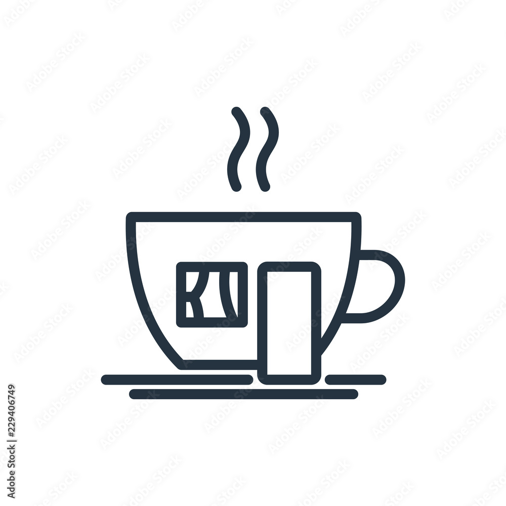 Coffee cup form shop, house, building isolated line icon on white background, 400 coffee set, logo and sign Coffee cup form shop, house, building isolated line icon on white background, 400 coffee set, logo and sign