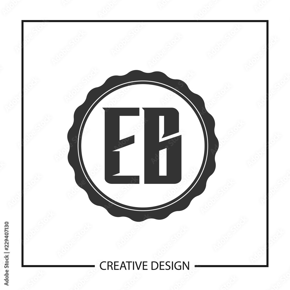 Initial Letter EB Logo Template Design Initial Letter EB Logo Template Design