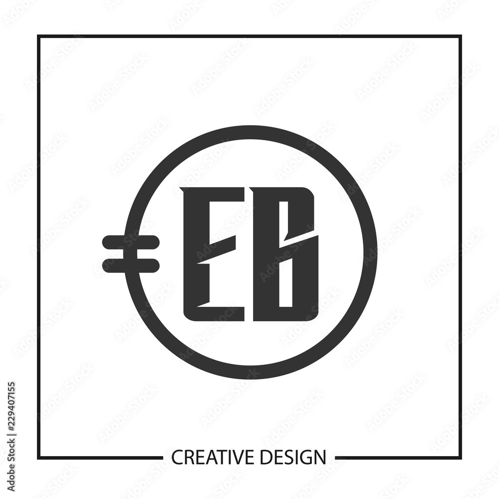 Initial Letter EB Logo Template Design Initial Letter EB Logo Template Design