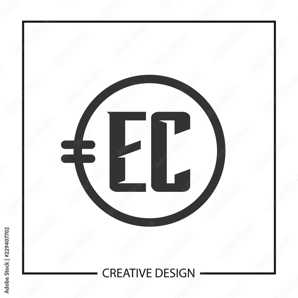 Initial Letter EC Logo Template Design Initial Letter EC Logo Template Design
