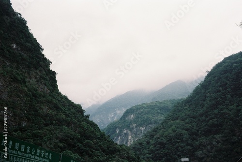 Taroko National Park, national parks in Taiwan (shot on analog film camera)