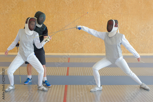 scoring a fencing competition