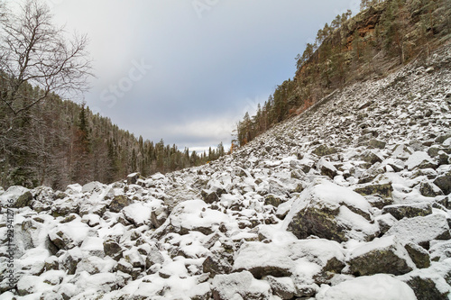 The hilly landscape photo