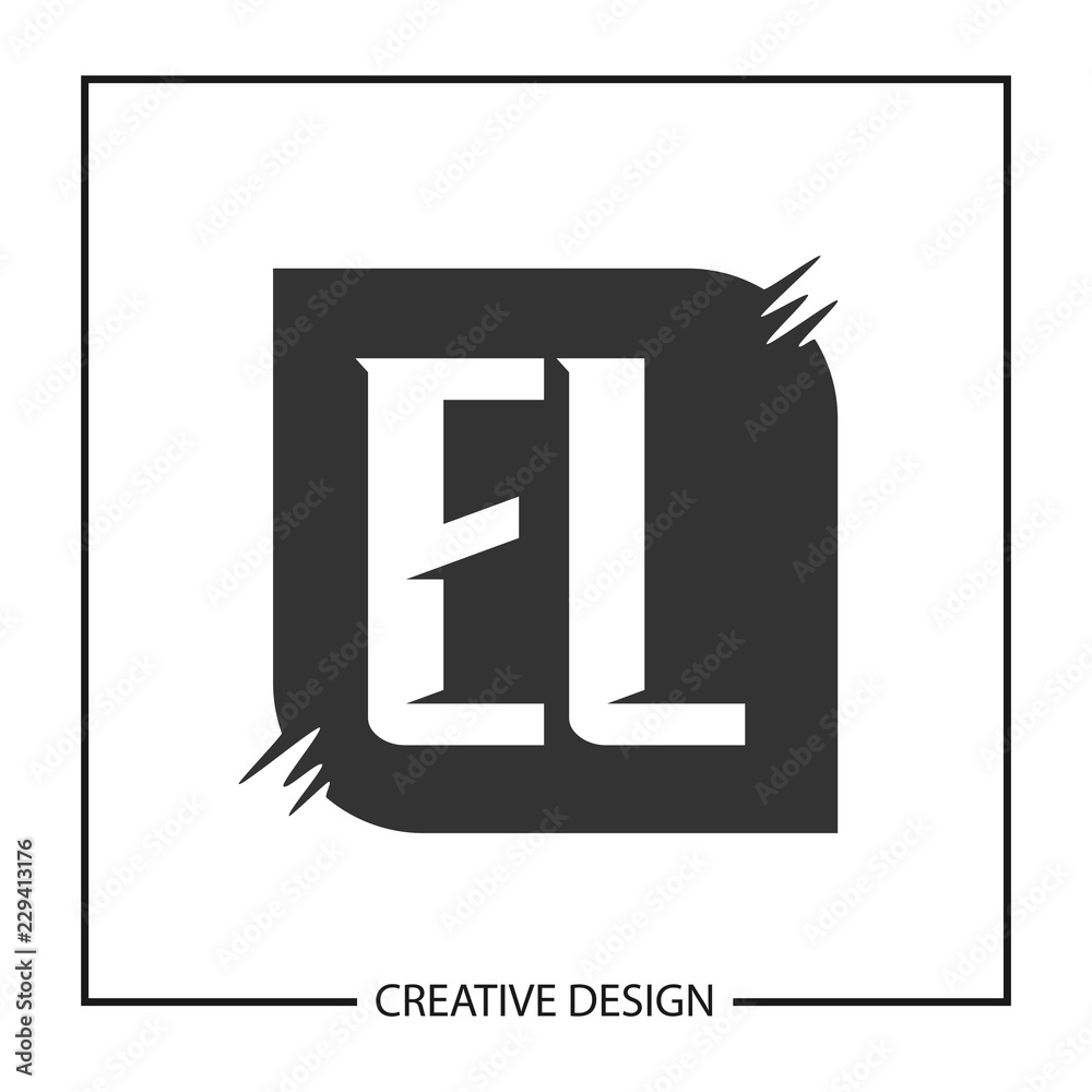 Initial Letter EL Logo Template Design Initial Letter EL Logo Template Design