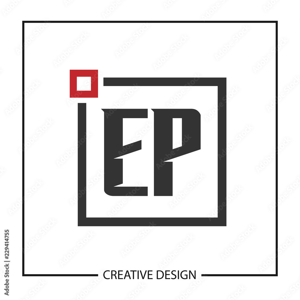 Initial Letter EP Logo Template Design Initial Letter EP Logo Template Design