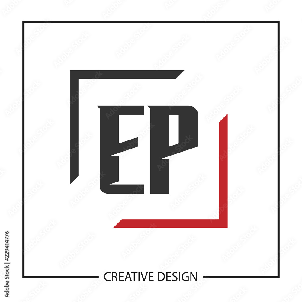 Initial Letter EP Logo Template Design Initial Letter EP Logo Template Design