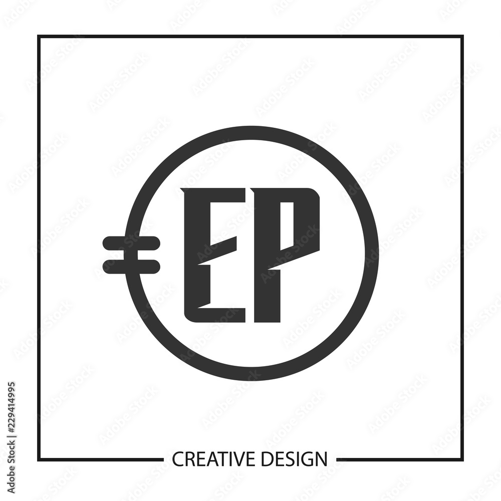 Initial Letter EP Logo Template Design Initial Letter EP Logo Template Design