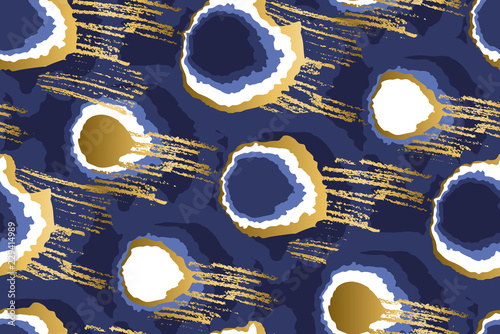 Abstract xmas night sky sea...