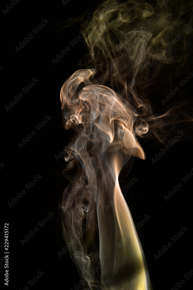 Abstract Art using photos of smoke trials and plumes