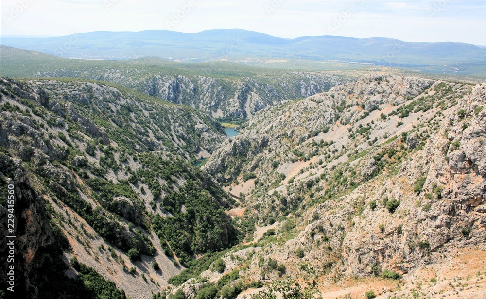 canyon of the Krupa river, Croatia