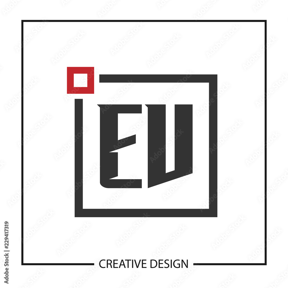 Initial Letter EV Logo Template Design Initial Letter EV Logo Template Design