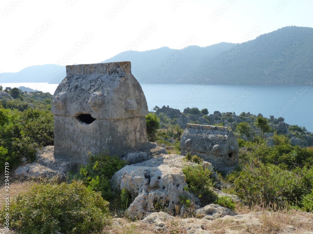 Lycian Tombs, Turkey