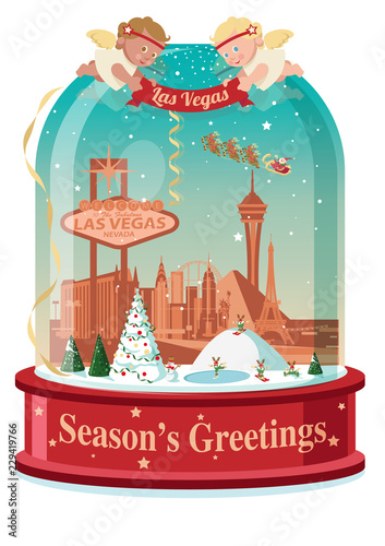 Las Vegas snow ball