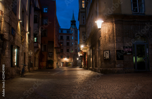 Innsbruck at night © Nikolay