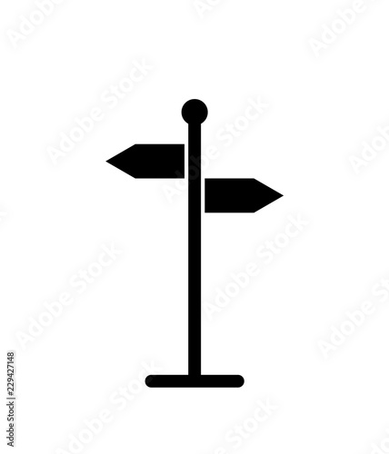 signpost vector icon