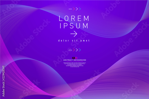Abstract shining wave background poster template