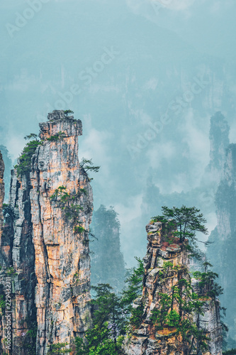 Fototapeta Naklejka Na Ścianę i Meble -  Zhangjiajie mountains, China