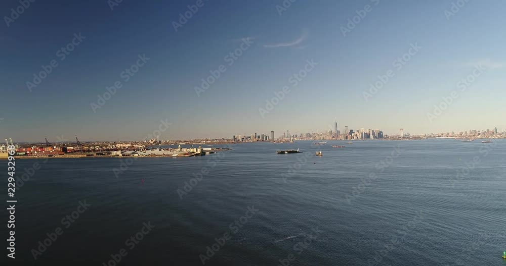Aerial of Staten Island, New York Aerial of Staten Island, New York