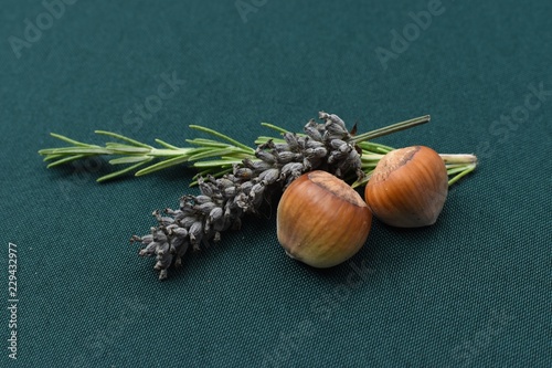 lavendar and hazelnuts