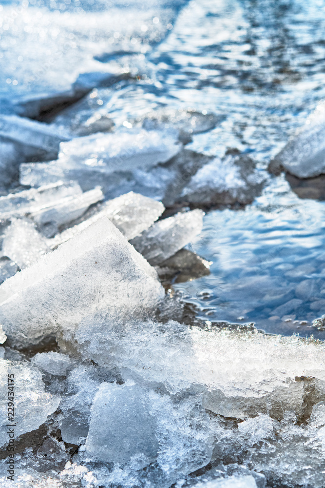 ice in river ice in river