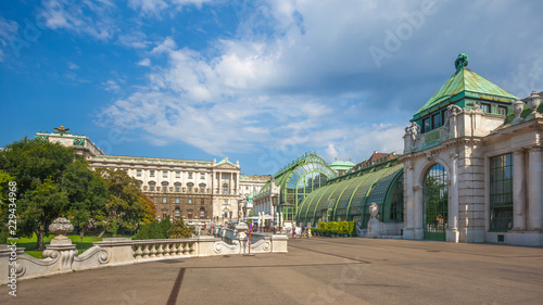 Exteriors of the Vienna butterfly house in the imperial garden, Schmetterlinghaus photo