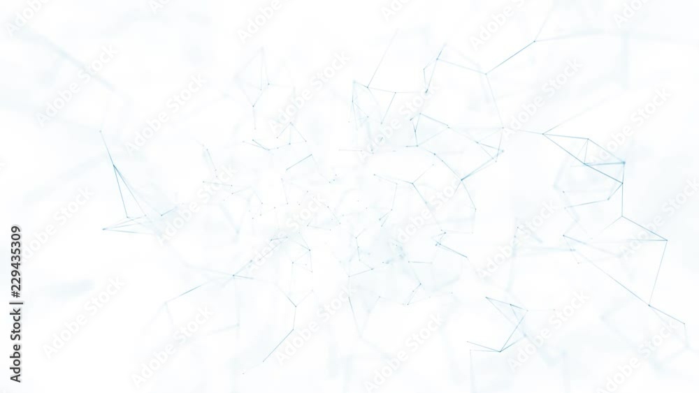 Abstract network lines and dots on white background. Selective focus used. Abstract network lines and dots on white background. Selective focus used.