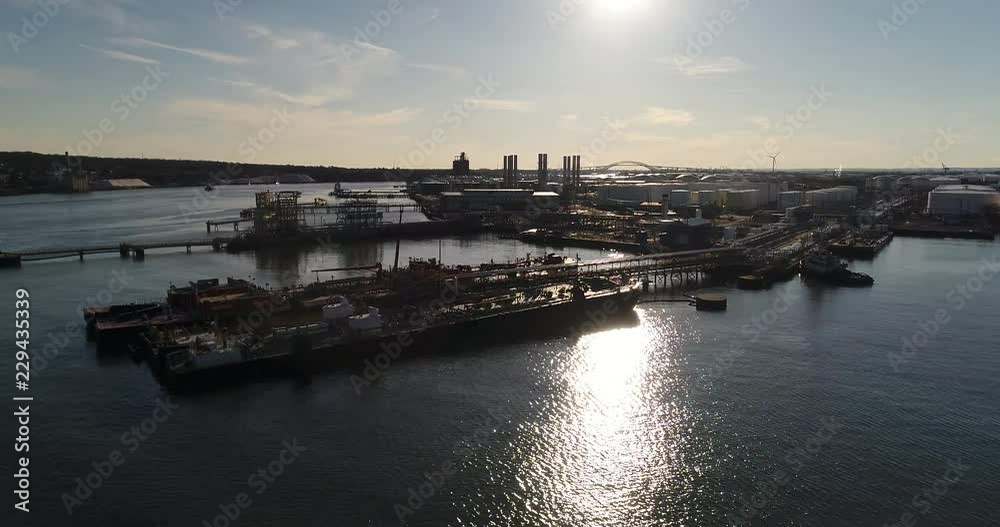 Aerial of Staten Island, New York Aerial of Staten Island, New York
