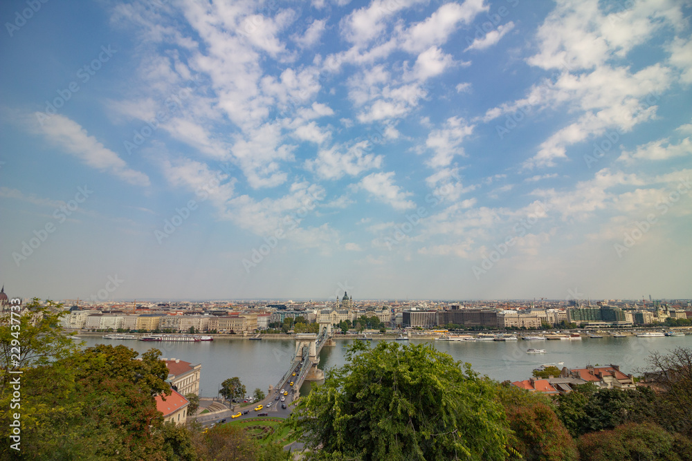 Ausblick auf Budapest und die Donau