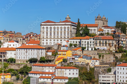 The Douro River through the Portuguese city of Porto.