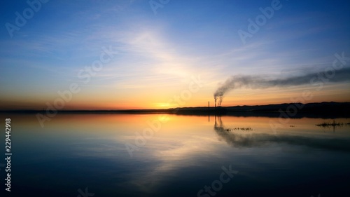 sunset on the lake © Mymrik
