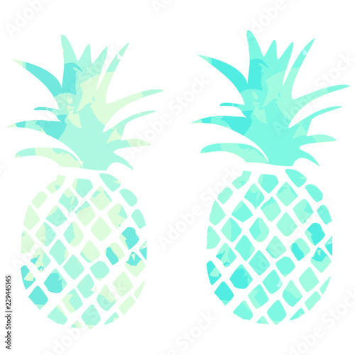 Pineapple vector illustration
