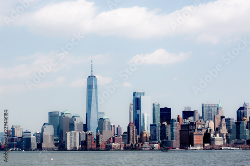 skyline of new york city