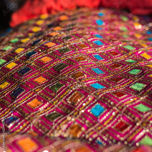 Decorative cloth used during the Hindu ceremonies © Mario
