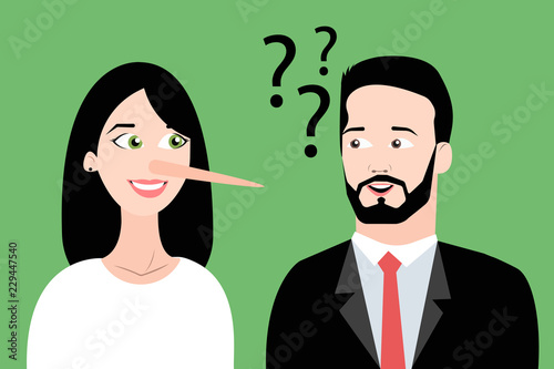Man convicting girl of lying