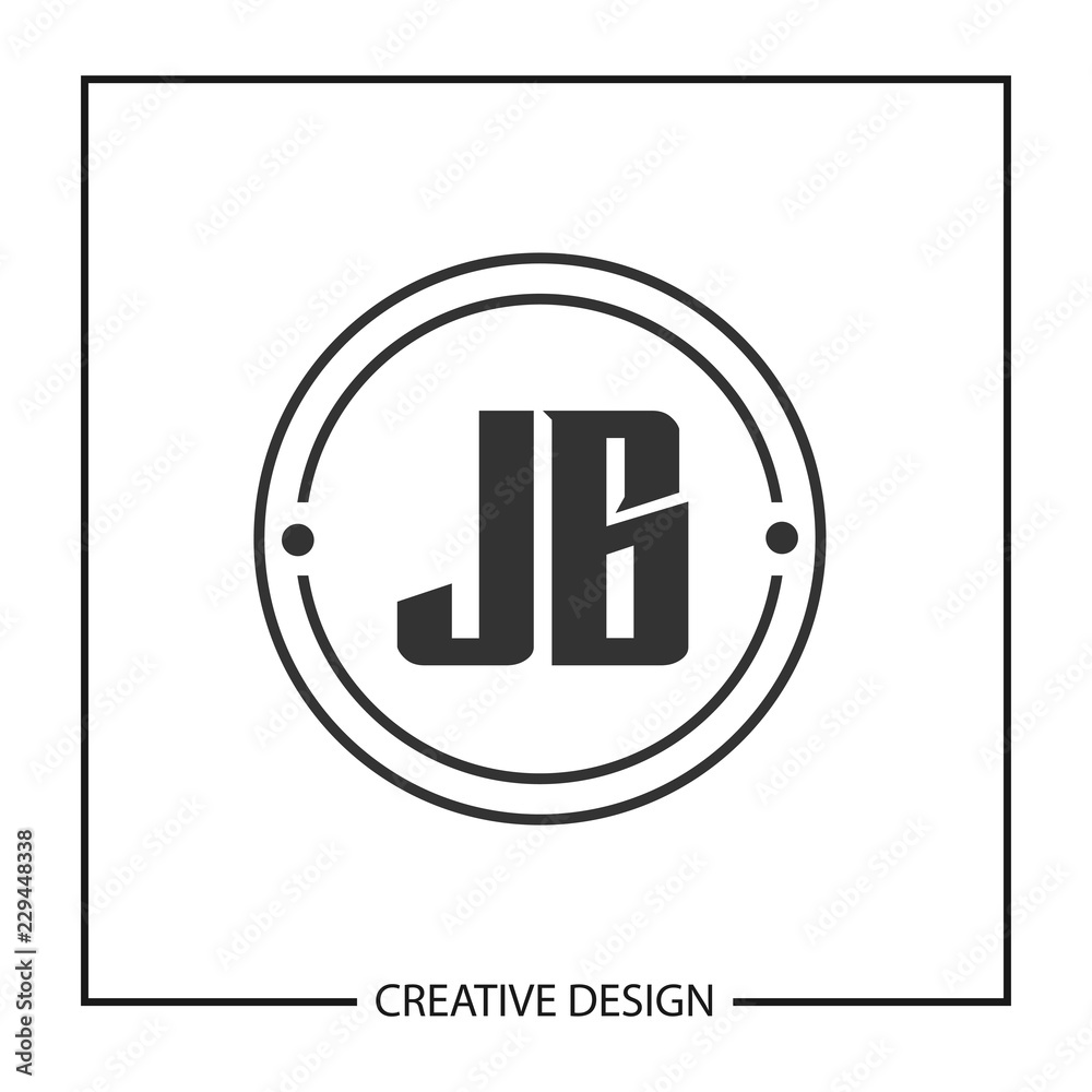 Initial Letter JB Logo Template Design Initial Letter JB Logo Template Design