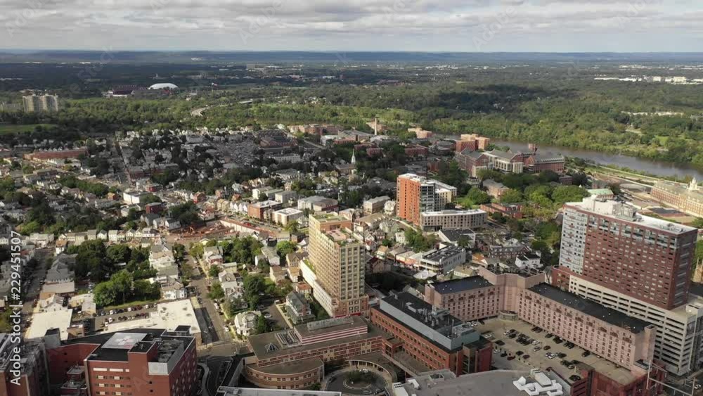 Aerial of New Brunswick, New Jersey Aerial of New Brunswick, New Jersey
