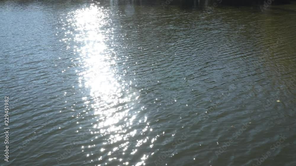 Solar Glare On River Solar Glare On River